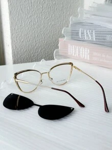 Women Fashion Glasses - Rỉ Nâu - Xem 6
