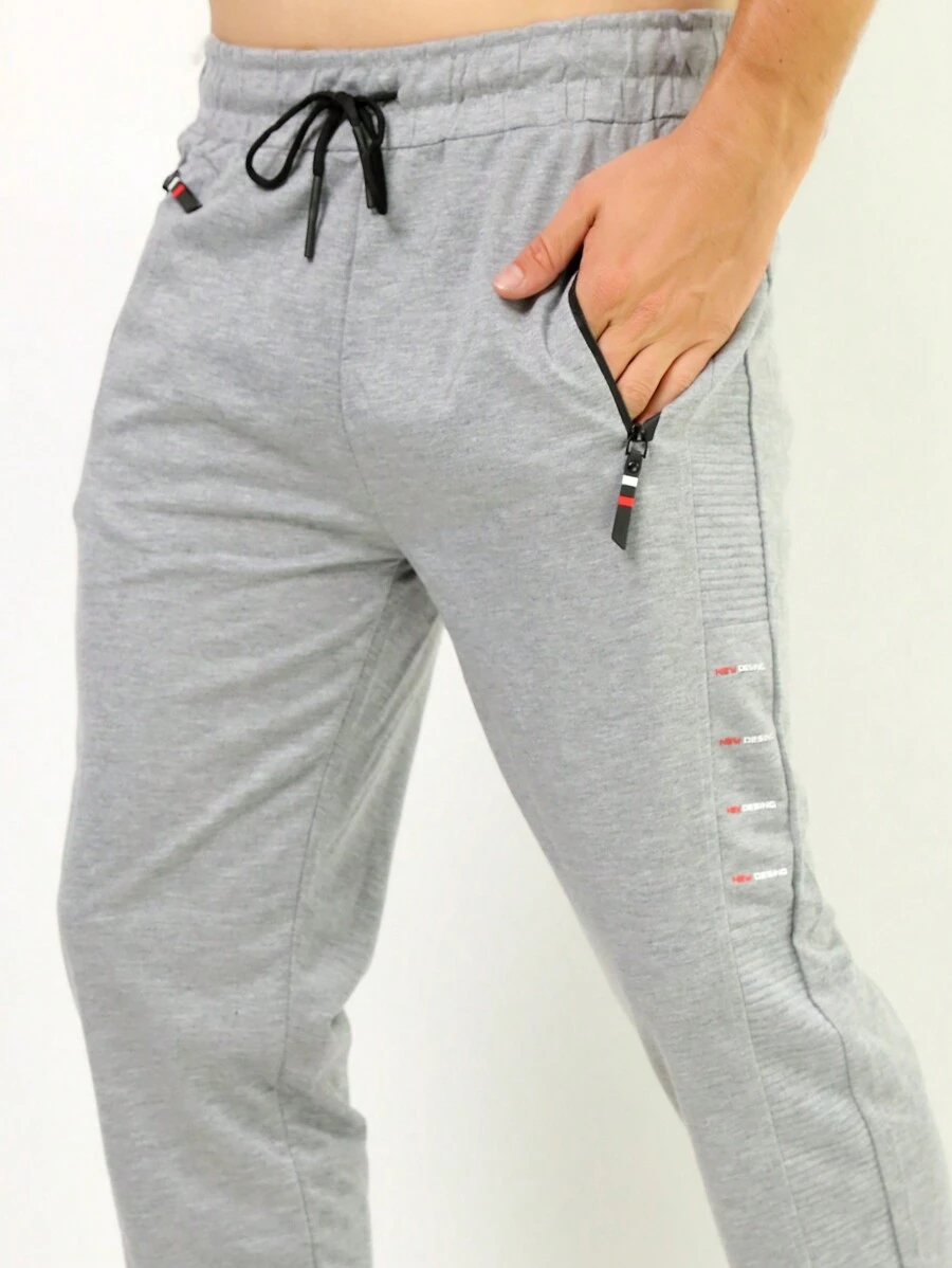 Men Pants - 淺灰色 - 查看 1