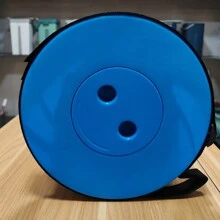 1pc Portable Telescoping Stool For Travel Camping, Outdoor Plastic Folding Chair Camping Stuff - Blue - View 8