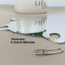 1入組卡通熊狀亞克力鏡，3D牆貼鏡，自粘化妝鏡，牆貼，適用於客廳、浴室、臥室牆面裝飾。 - 銀色 - 查看 5