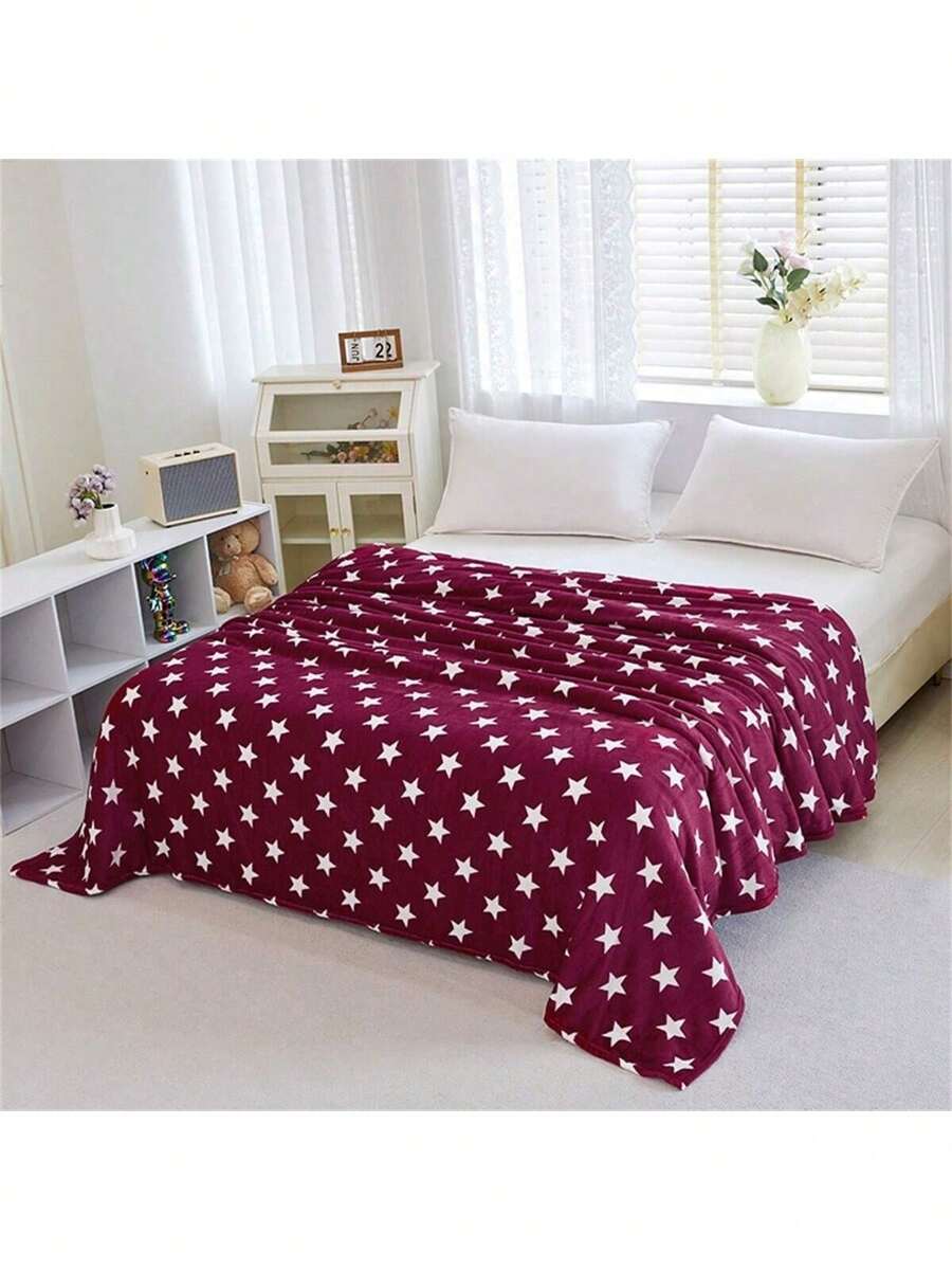 1 Pieza Manta De Cama De Franela Para Uso Doméstico 190*210cm - Bronce - Ver 1