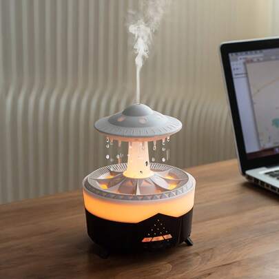 American Regulations,Simulation Water Drop Humidifier, Aroma Diffuser Household Large Capacity Intelligent Spray Atomizer