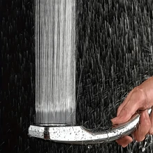 浴室淋浴喷头 300孔增压淋浴喷头 方形手持淋浴喷头，浴室150厘米/59.06英寸不锈钢淋浴管，浴室用品，淋浴配件。浴室配件 浴室工具