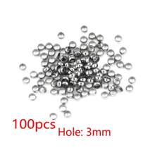 100入組304不鏽鋼1.5 2 2.5毫米鍍金圓管壓縮間隔輪和珠子,可用於自製首飾的吊墜 - 串珠 - 查看 9