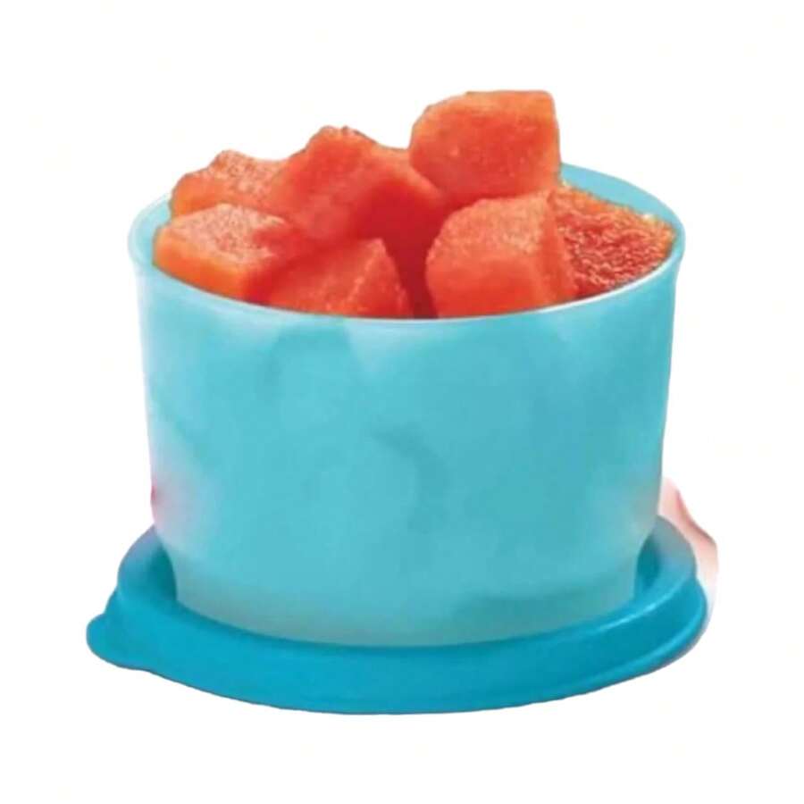 Recipiente Cuarteto Tupperware 150 mililitros de capacidad para lunch o snacks porciones pequeñas - Azul - Ver 1