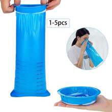1/2/3/4/5/10/15/20个一次性呕吐袋和便携式晕车呕吐袋，适用于孕妇呕吐袋和晕车袋，适用于汽车旅行和飞机。旅行一次性用品旅行酒店必需品户外必需品房间用品海滩旅行迷你经期一次性用品浴室配件