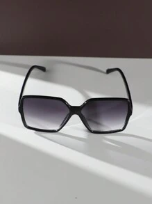 6pcs/3pcs/1pc Women's Oversized Plastic Gradient Color Fashion Eyeglasses Set For Streetwear, Summer, Vacation And Daily Use - Boho Beach Accessories For Women Glasses Shades For Summer Beach Vacation,Outdoor,Travel