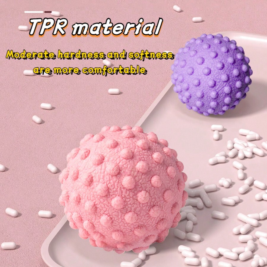 Solid Tpr Trigger Point Myofascial Release Ball For Foot, Muscle