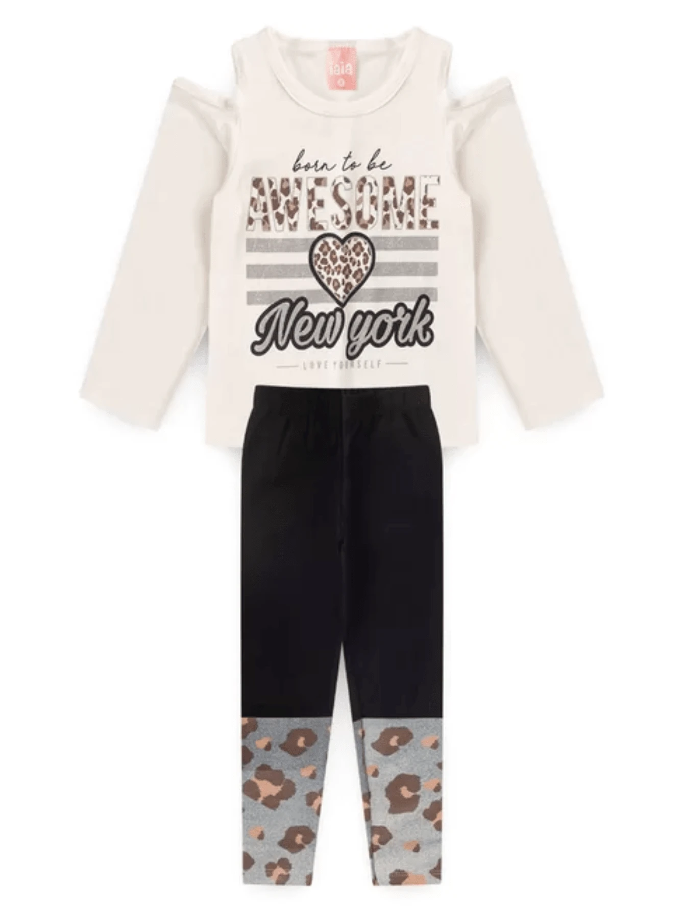 Young Girls Pajamas - 白色 - 查看 1