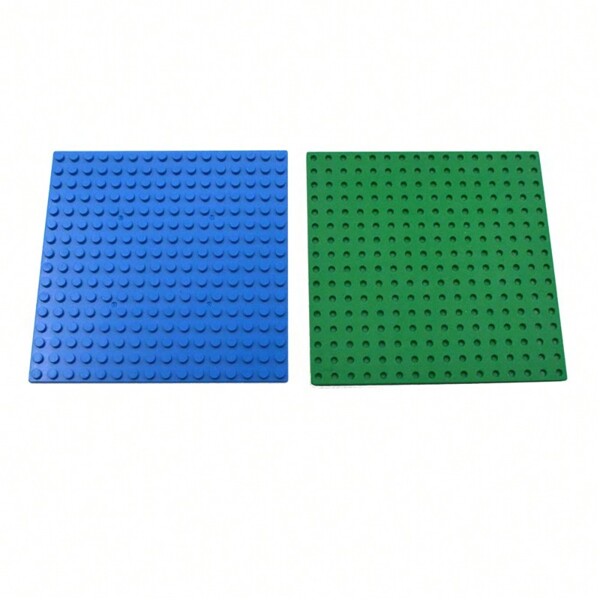 Placa de construção de parede de tijolos nova 2025, placa de apoio unilateral de partículas pequenas de 16x16 pinos, 12,8 cm