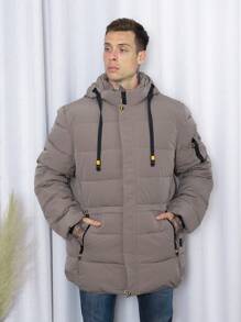 Men Winter Coats - 深灰色 - 查看 4