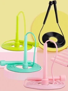 Adjustable Jump Rope For Fitness And Exercise - Speed Skipping With Plastic Handles - Lightweight Jump Rope For Crossfit, Gym, Cardio And Endurance Training For Women And Men - Green - View 1