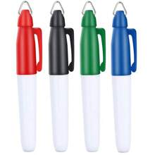 4pcs Permanent Markers For Nurses Badge Mini Hook Permanent Badge Marker Keychain Mini Markers For Badge Ring Golf Ball Bullet Tip Fine Point Markers - Multicolor - View 9