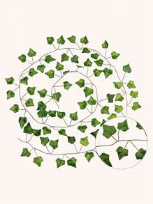 4 szt. sztucznych liści bluszczu, plastikowe pnącza do dekoracji pokoju, szafki, sufitu centrum handlowego (Uwaga: jeśli po rozpakowaniu poczujesz zapach plastiku, odłóż opakowanie na bok, aby umożliwić wentylację, co nie wpłynie na użytkowanie)