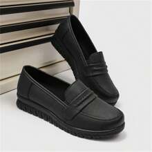 Women's Work Shoes, Nurse Shoes For Hospital, Summer - Black - View 3