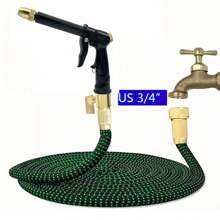 1 Stück Hochdruck-autowasch-wasserpistole, Automatische Teleskopschlauch, Multifunktionale Gartenschlauch/wasserpfeife Mit 3/4 Ventilgewinde