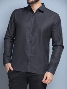 Men Shirts - màu đen - Xem 3