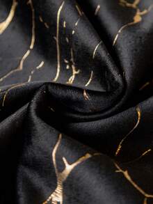 1入組絨織沙發坐墊，適用於沙發、臥室、書房、窗台、辦公室，四季通用，高端沙發罩，蓋座墊 - 黑色 - 查看 3