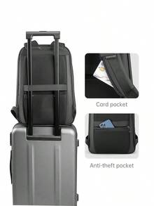 Mark Ryden Backpack For Men Travel Bag Water Repellent 15.6inch  Laptop Business Backpack With USB Charging Port Back Pack Ykk Zipper MR9008 - 黑色的 - 查看 5