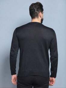Men Sweaters - Black - View 3