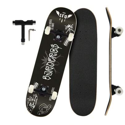 Patineta Skate Semiprofesional Barderos Crew con Llave T Multifuncional