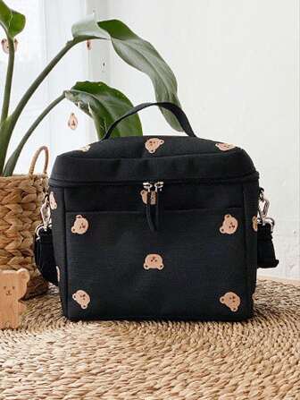 حقيبة غداء كبيرة السعة من البوليستر وصندوق الغداء - حقيبة تخزين غداء ناعمة للبالغين مع مقاومة للتسرب وعازلة للحرارة، حقيبة منظم للمدرسة، حقيبة تخزين للمعلم، حقيبة للفصل الدراسي، حقيبة غداء مبردة، حقيبة تعبئة غداء جميلة للنساء، حقيبة طعام معزولة صغيرة للنساء والبنات، لوازم مدرسية