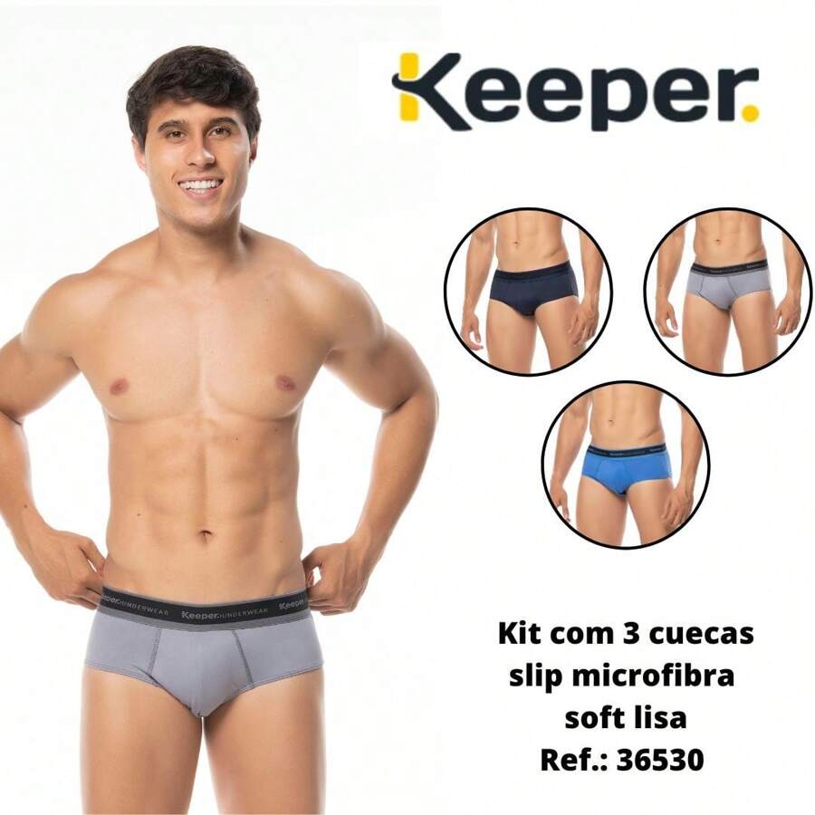 Men Briefs - 藏蓝色 - 查看 1