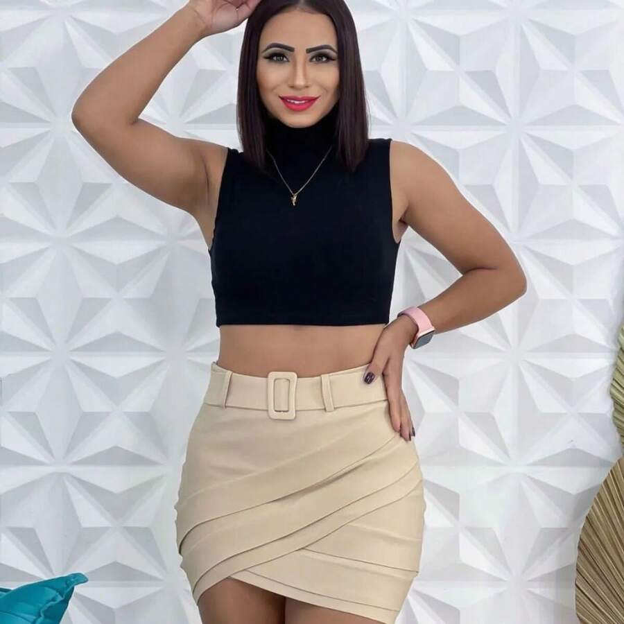 Women Bodysuits - Màu be - Xem 1