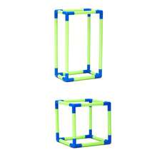 1set Detachable Cubic And Cuboid Frame Models With Edge Length & Surface Area Demonstrator, Interactive Math Teaching Aids - Green - View 3