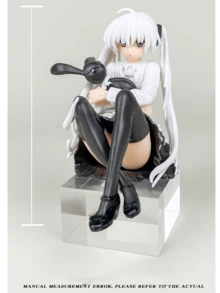 Bao Tutu Rabbit Girl Car Decoration Figure Doll For Dashboard, Anime Model Model Figure - Multicolor - View 3