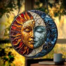 Moon And Stars Catcher - Sci-Fi Home Decor Hanging Ornament, Ideal Gift For Women And Housewarming (5.9 Inches X 85.9 Inches)
