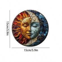 Moon And Stars Catcher - Sci-Fi Home Decor Hanging Ornament, Ideal Gift For Women And Housewarming (5.9 Inches X 85.9 Inches)