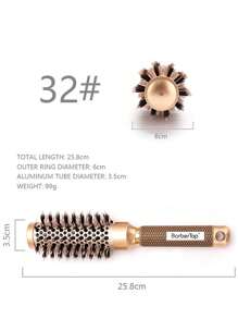 1支离子圆梳，防静电造型沙龙梳，适用于专业沙龙和家庭使用，梳子，美发工具，美发产品和配件，适用于理发店、美容院、返校季、旅行度假必备品，女士美发配件，梳子，解结梳，球形梳，迷你梳子套装，木梳，卷发梳，美发设备，梳子，梳子套装，梳子，卷发梳，解结梳，女士梳子，理发师，理发配件，理发店，美发设备 - 彩色 - 查看 13