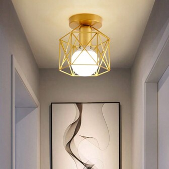 Nordic Minimalist Modern Patio Light, Corridor, Hallway, Entrance, Wardrobe LED Ceiling Light, Bulb Not Included