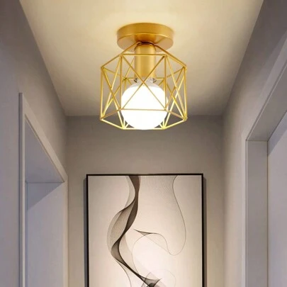 Nordic Minimalist Modern Patio Light, Corridor, Hallway, Entrance, Wardrobe LED Ceiling Light, Bulb Not Included