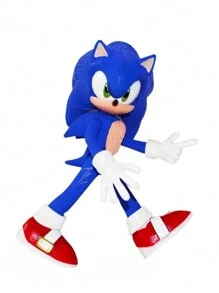 Juguete Articulado Color Azul Con Luz 25 cm - Azul - Ver 1