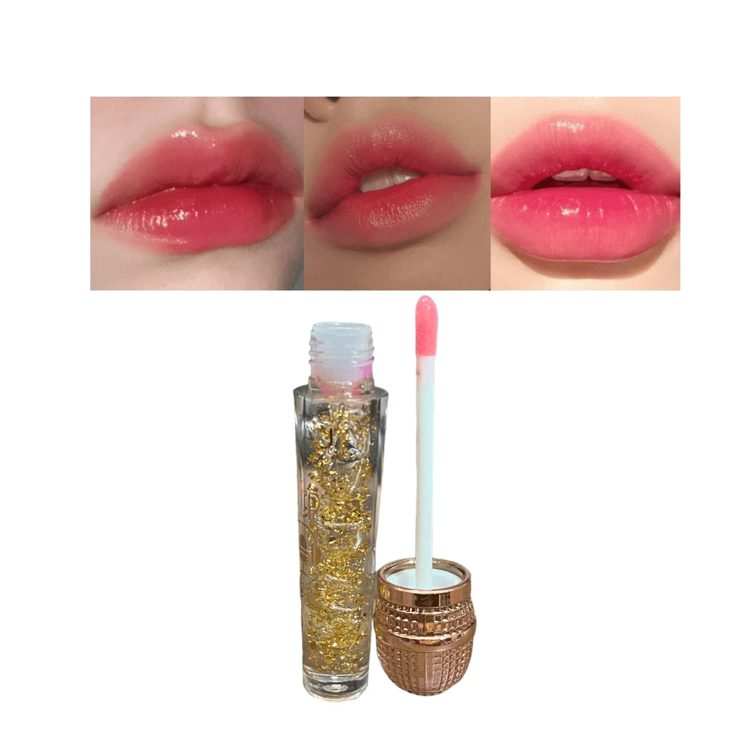 Lip Gloss Mágico, Gloss con Delicado Pigmento, Elegante y Sofisticado diseño, Aroma Sutil, 1 pieza - Rosa - Ver 1