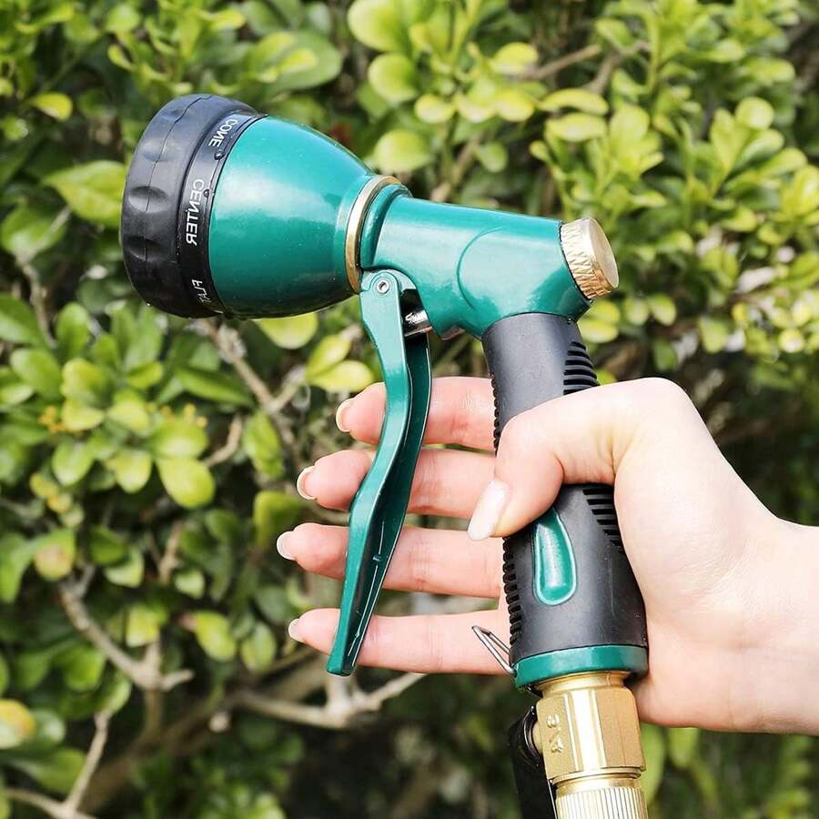 FANHAO Garden Hose Nozzle Sprayer Heavy Duty, 100 Metal Spray Nozzle