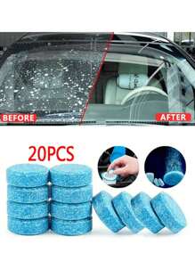 20入組汽車擋風玻璃專用濃縮清潔片,多功能清潔片 - 彩色 - 查看 1