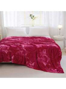 1 Pieza Manta De Cama De Franela Para Uso Doméstico 190*210cm - transparente - Ver 3