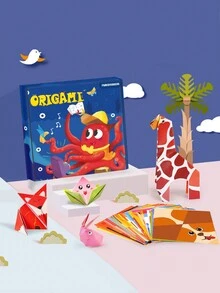 Bộ Giấy Origami 152 Tờ Cho Bé - 72 Họa Tiết Màu Sắc Sinh Động Với Sách Phương Pháp Gấp - Món Quà Sinh Nhật Hoàn Hảo Cho Bé Trai Và Bé Gái Từ 5-12 Tuổi - Tăng Cường Khả Năng Sáng Tạo Và Kỹ Năng Vận Động Tinh - Nhiều màu - Xem 2