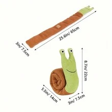 1 Miếng Tương Tác Ốc sên Đồ chơi cho chó - Sang trọng Câu đố Thiết đãi Máy Phân phối Và Máy cấp liệu chậm Đối với Và Chơi - Nhiều màu - Xem 6