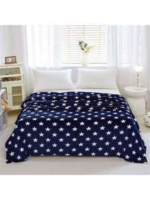 1 Pieza Manta De Cama De Franela Para Uso Doméstico 190*210cm - Azul - Ver 2