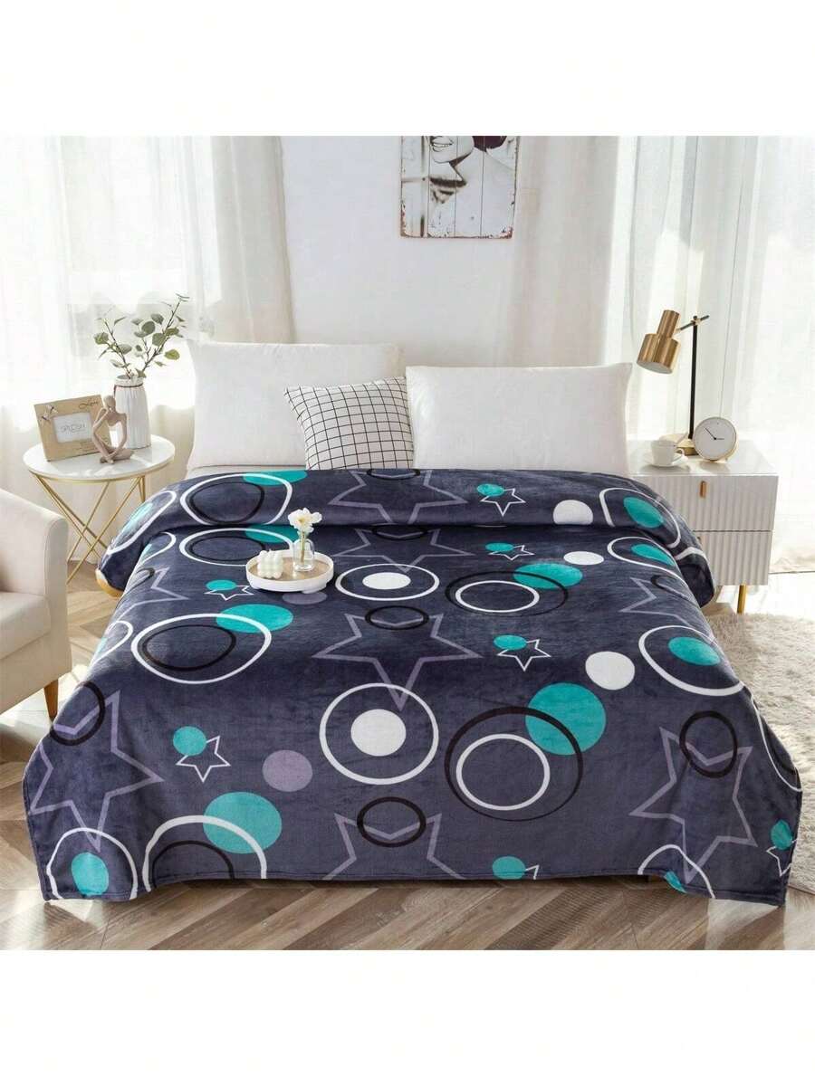 1 Pieza Manta De Cama De Franela Para Uso Doméstico 190*210cm - Camel - Ver 1