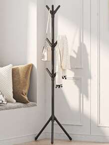 JIAWANG Perchero De Pie Perchero Metálico Para Colgar Ropa 3 Niveles - Negro - Ver 2