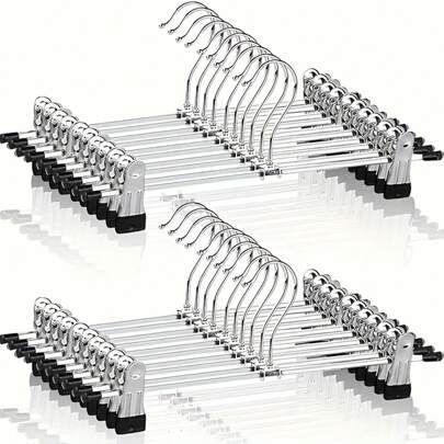 15/30pcs Multi-Functional Clothes Hangers, Organize Shirts, Pants, Bras, Scarves, Underwear In Closet, Wardrobe, Bedroom, Balcony, Dorm  Decorations   Autumn Decor Festival Decor Room Decor Home Decor Fall Decor Bedroom Decor