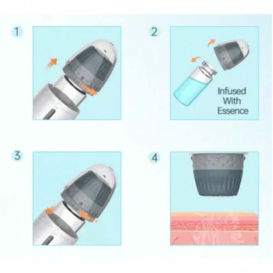 Portable Derma Roller Hydra Roller Microneedle Roller And Microinfusion