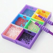 9pcs Palette Diamond Painting Tray Kits Large Capacity Drill Plate Diamond Painting Pen Nail Art Beading Plates Cross Stitch - Square 7pcs Tray - View 3