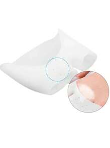 1 双舒适柔软的 Sebs 凝胶脚趾保护套，透气加厚脚套，适用于运动时脚趾尖，适合男女运动鞋、休闲鞋 - 白色 - 查看 2