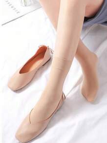 6 pares de calcetines medianos suaves y cómodos de 120d para mujer, otoño - Multicolor - Ver 2